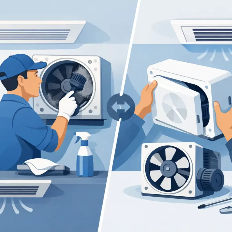 Mechanische ventilatie schoonmaken of vervangen?