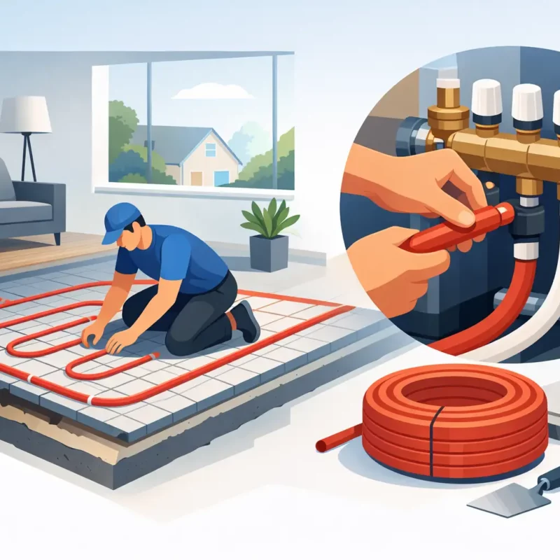 Vloerverwarming aanleggen in bestaande woning